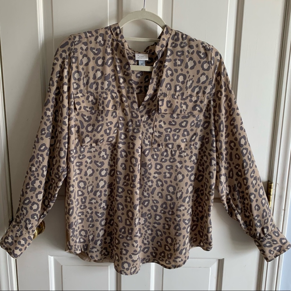 Leopard Print Blouse
